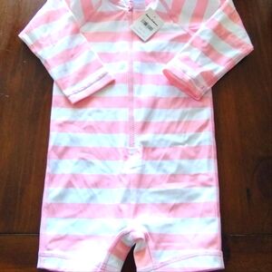 NWT HANNA ANDERSSON UV RASHGUARD SWIMSUIT SIZE 12-18 MONTHS
